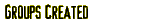 Groups Created